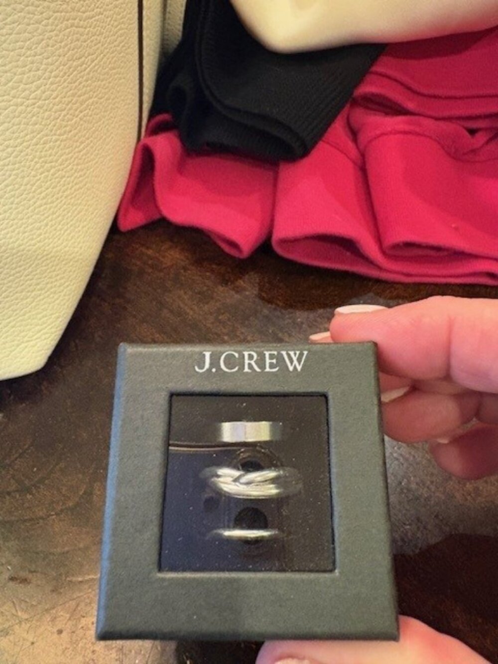 J.CREW STACK RINGS SILVER